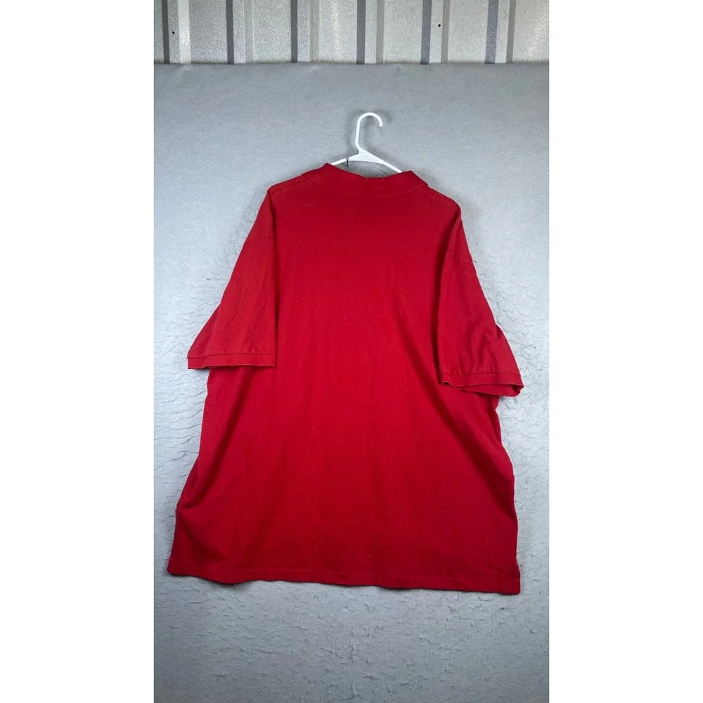 Polo Ralph Lauren Polo Shirt Mens 3XB Red Excellent Short Sleeve Pique Pony Logo